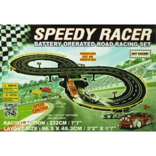 Golden Bright Battery Operated Speed Racer Racing Set   551957154